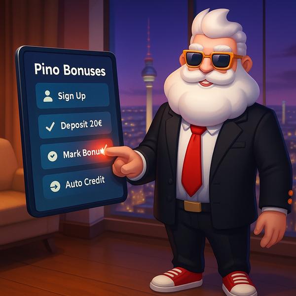 So erhalten Sie Pino Casino Freispiele